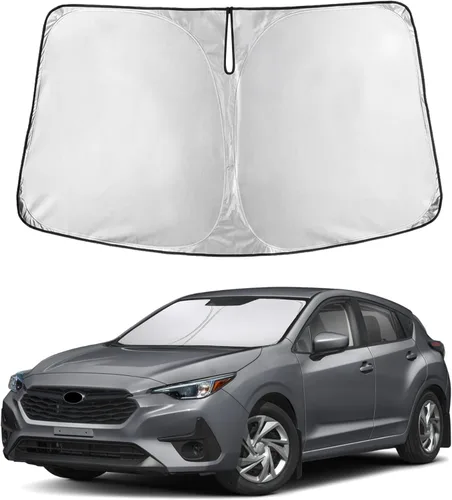 Miniatura 185 de Econour Parasol para parabrisas compatible con Honda Civic 2016-2021, protector de parasol plegable para ventana, bloquea los rayos UV y mantiene tu