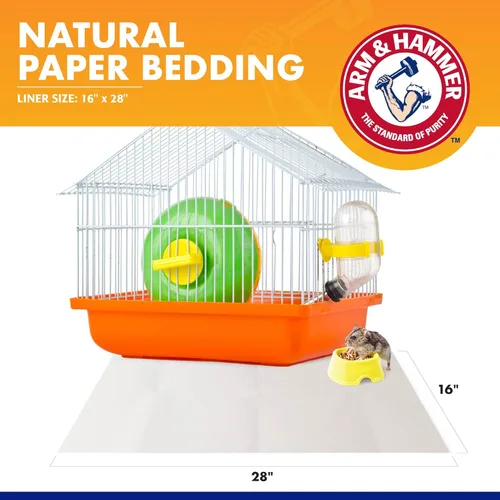 Miniatura 5 de Arm & Hammer Forros de jaula súper absorbentes para conejillos de indias, hámsters, conejos y todos los animales pequeños Los mejores forros