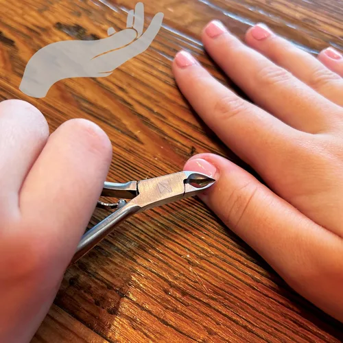 Miniatura 6 de ClipperPro® - Pinzas de cutícula de acero inoxidable para el cuidado de uñas, pedicura, manicura, herramientas de uñas, herramienta para quitar