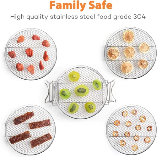 Miniatura 3 de Goldlion Estante deshidratador compatible con Instant Pot de 6 cuartos de galón, accesorios de soporte de acero inoxidable para freidora de aire