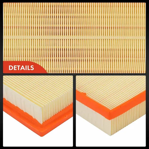 Miniatura 7 de A-Premium Filtro de aire de motor compatible con Volkswagen Beetle, Golf, Jetta, Passat, Rabbit, 2005-2014, L5 2.5L, panel flexible, repuesto #