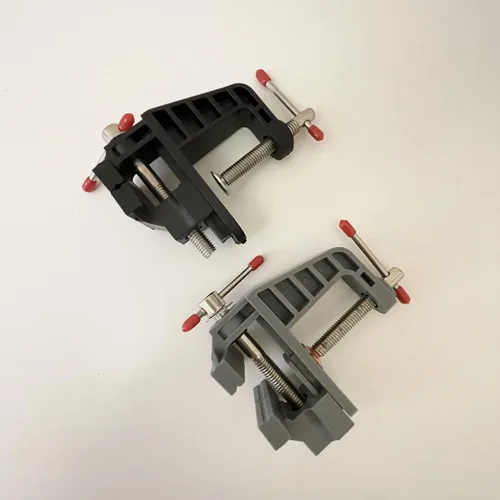 Miniatura 6 de Mini abrazadera de mesa pequeño banco de pasatiempos para reparaciones modelado pintura y manualidades (negro)