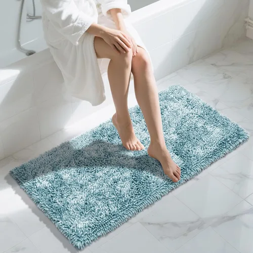 Miniatura 81 de Yimobra - Alfombra grande para baño antideslizante de 36x24 pulgadas, extra gruesa y suave, absorbente de felpilla, alfombras de baño lavables a