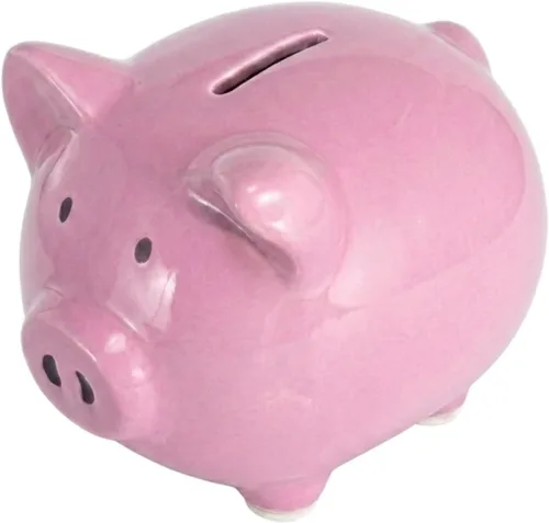 Miniatura 10 de Blue XL Ceramic Piggy Bank Large Cute Money Bank Decorative Savings Pig Bank for Kids & Adults Light Blue Coin Bank Home Decor Gift