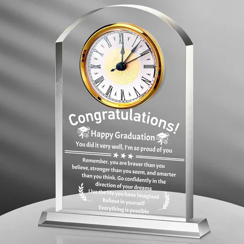 Miniatura 11 de Regalos de jefe para hombres, reloj de acrílico, el mejor regalo para hombres y mujeres, reloj de agradecimiento para líderes de oficina, gerente