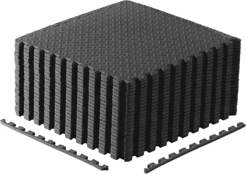Miniatura 23 de CAP Puzzle Exercise Mats 1/2” Thick EVA Interlocking Foam Tiles for Home Gym Flooring Multiple Options