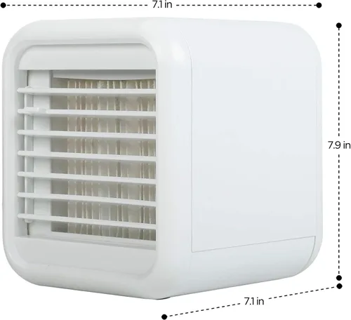 Miniatura 6 de Ventilador de aire acondicionado portátil, humidificación por pulverización, enfriador de aire 3 en 1 Humidificador Purificador, con 3