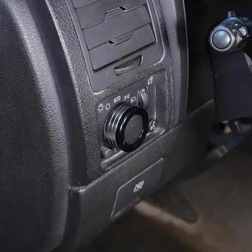 Miniatura 7 de PIUGILH Consolas centrales - Cubierta de perilla para interruptor de aire acondicionado compatible con Hummer H3 2005-2009, cubierta de botón