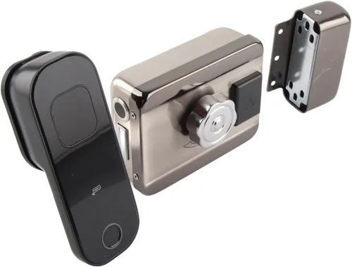 Miniatura 9 de Cerradura de puerta de entrada sin llave Cerradura de cerradura de huella digital Cerradura de bloqueo eléctrico de control remoto para uso doméstico