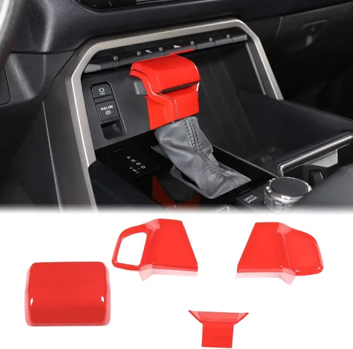 Miniatura 11 de Aunginsy Cubierta de freno de mano para palanca de cambios de automóvil, compatible con Toyota Tundra 2022+, Sequoia 2023+ y Tacoma 2024+, perilla