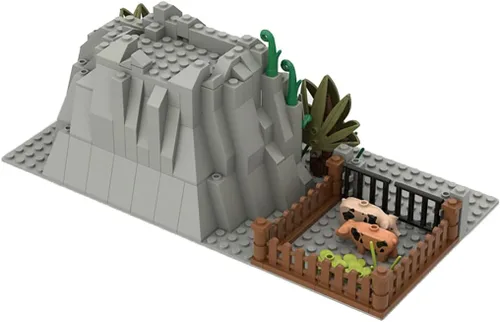 Miniatura 4 de Montain Cave - Bloques de construcción de guerra, kit de construcción de bricolaje compatible con todas las principales marcas (#3)