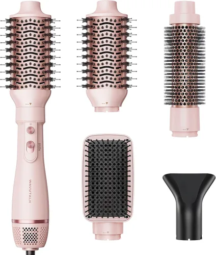 Miniatura 8 de Set de cepillo secador de pelo, Wavytalk Air Sculpt 5-en-1 set de cepillo de aire caliente, multi estilizador para secados en salón, rizos suaves