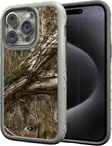 Miniatura 119 de cellhelmet Mossy Oak Agua Yellowfin Funda de doble capa en gris diseñada para iPhone 13 Mini a prueba de golpes y caídas, duradera, como se ve