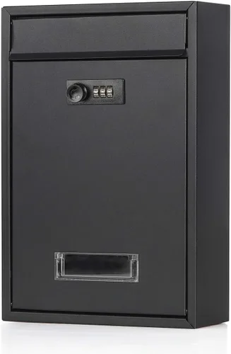 Miniatura 13 de Buzones con Cerradura Montados en la Pared Verticales – Jssmst Buzón de Correo con Cerradura de Llave y Ranura de Depósito de Capacidad Media