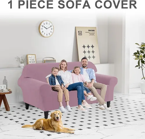 Miniatura 12 de Funda para Sofá de Terciopelo, Fundas Elásticas para Sofá para Funda Principal Separada/Respaldos y Cojines de Asiento, Funda para Sofá, para Fundas