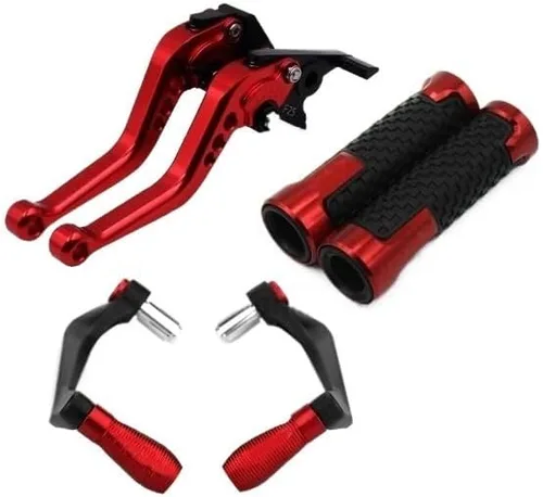 Miniatura 5 de M Adecuado para Yamaha YZF-R1/R3/R6 MT03/07/09 Maneta de embrague de freno modificada Y (Talla: Negro)