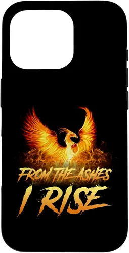 Miniatura 20 de Funda de regalo motivacional para iPhone 13 Pro Max From the Ashes I Rise Phoenix Bird