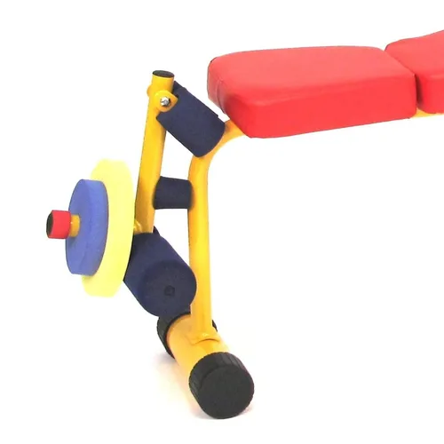 Miniatura 7 de Equipo para hacer ejercicios para niños Fun and Fitness de Redmon Juego de banco de pesas
