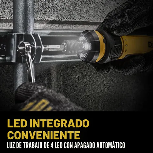 Miniatura 6 de DEWALT Destornillador inalámbrico, destornillador eléctrico recargable USB de 4 V con juego de 12 puntas de destornillador, luz LED, control