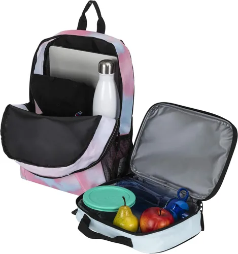 Miniatura 4 de PUMA - Combo de juego de mochila y lonchera para niños Nube rosa