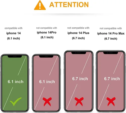 Miniatura 2 de KIHUWEY Funda compatible con iPhone 14 con soporte para tarjeta de crédito, cierre magnético de cuero de alta calidad, función atril, funda Gris