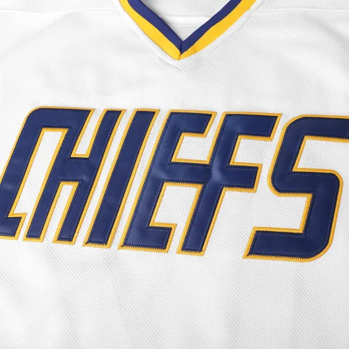 Miniatura 4 de Hanson Brothers - Camiseta de hockey 16 Charlestown Chiefs 17 Jeff Slap Shot 18, camiseta de hockey de película, azul, blanco, S-3XL