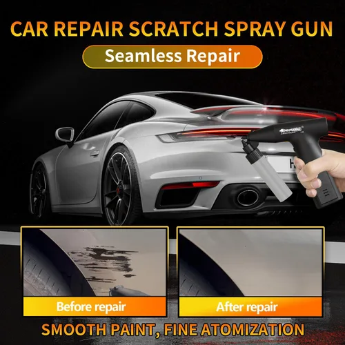 Miniatura 6 de Pistola pulverizadora de pintura eléctrica LIONBOW, pistola pulverizadora de aerógrafo inalámbrica portátil de mano para pintar coches, gabinete