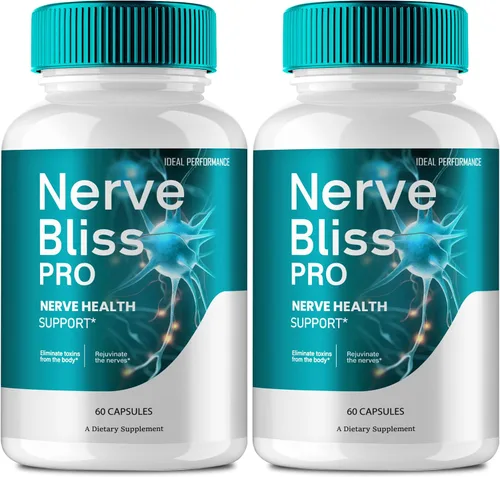 Nerve Bliss Pro Capsules, Nerve Bliss for Neuroathy Advanced Nerve Health Suplemento Píldoras - Máxima fuerza, circulación saludable natural y