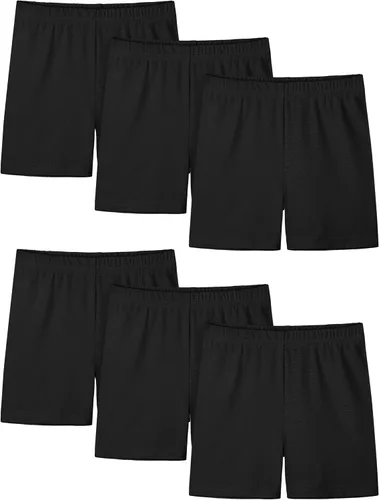 Ruisita Pantalones cortos de ciclista para niñas pequeñas, pantalones cortos de seguridad para bailar
