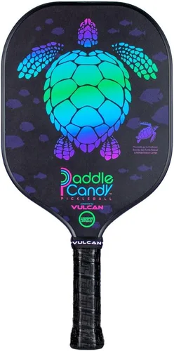 Miniatura 5 de Vulcan Paddle Candy Sugar Skull Pickleball Paddle Rendimiento híbrido Núcleo de polipropileno Aprobado por USAP Múltiples opciones Blanco