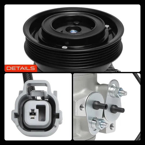 Miniatura 9 de A-Premium Compresor A/C con embrague compatible con Honda Accord 3.0L 2001-2002, Acura TL 3.2L1999-2003, CL 3.2L 2001-2003
