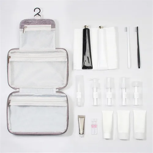 Miniatura 3 de Juego de neceser para mujer, para accesorios, bolsa de maquillaje, artículos de tocador de agua, contenedor de champú, artículos de aseo