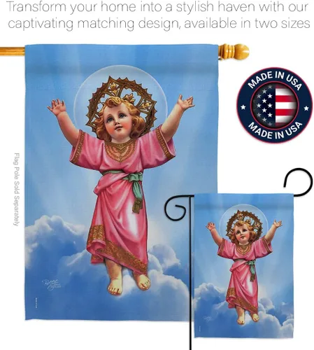 Miniatura 4 de Breeze Decor FR-H-103052-IP Fe religiosa Esperanza Gracia Paz Paloma Religión Cristiana Pascua Divino Bebé Jesús, Hecho en Estados Unidos
