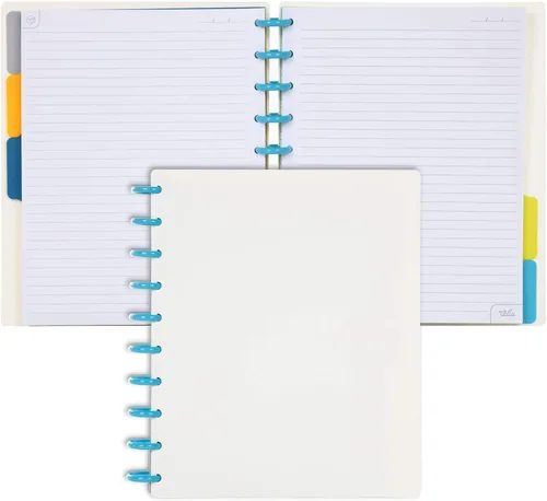 Miniatura 89 de Talia - Cuadernos de notas con tapas, planificador, personalizables, (Azul de Verano, Junior (5.5 pulgadas x 8.5 pulgadas)) Azul verano