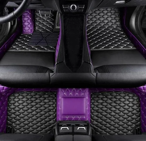 Miniatura 25 de Alfombrillas de cuero personalizadas para automóvil, impermeables, antideslizantes, adecuadas para automóviles, SUV, camionetas, lindos tapetes
