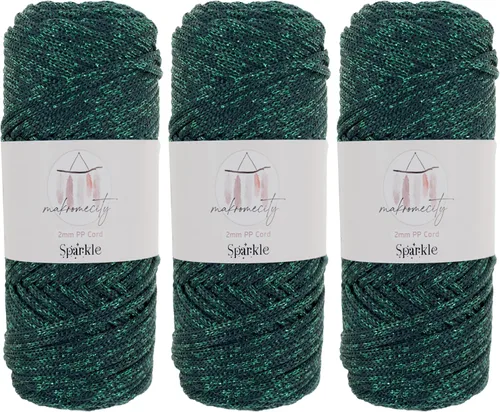 Miniatura 78 de Makromecity, Cordón de macramé de poliéster de 2 mm x 38 m (125 yardas) 2 mm de polipropileno, cordón de macramé para crochet, bolsas de macramé