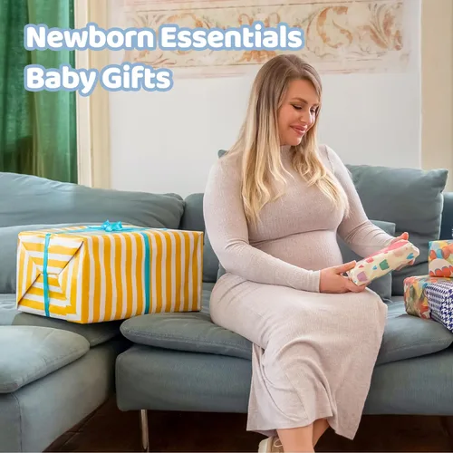 Miniatura 5 de Danolt Manta de Pañales para Bebé 0-6 Meses, Esenciales para Bebé, Esenciales para Bebé Niña o Niño Recién Nacido