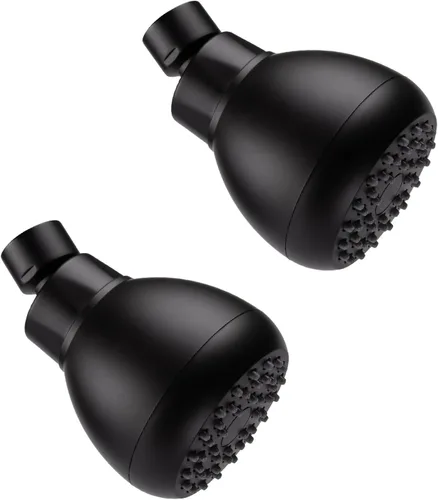 Miniatura 10 de Aisoso Cabezal de ducha de alta presión de 3 pulgadas, antifugas, antiobstrucción, alcachofa de ducha fija cromada con junta de bola giratoria