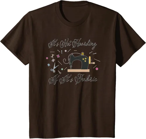 Miniatura 56 de It's Not Hoarding If Its - Camiseta de costura para acolchado, Blanco, S