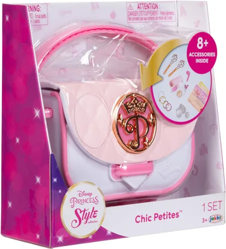 Miniatura 8 de Colección de Estilo Disney Princess Bolso - Bolso Pequeño y Elegante A de Juego de Simulación - Mini Bolso de Vinilo Suave para Niñas de 3 Años