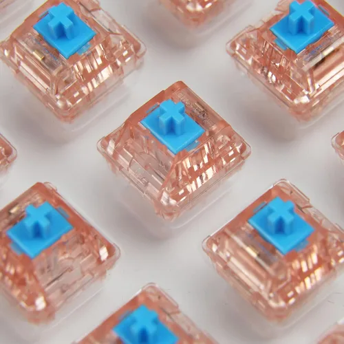 Miniatura 3 de 35 interruptores de vástago SMD RGB Mx de 5 pines para teclado mecánico (azul chocolate)