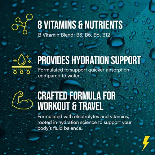 Miniatura 6 de Recharge Element Liquid Electrolyte® Hydration Boost Formula-Vanilla Chai Paquetes de Polvo de Electrolitos Mezcla de bebida sin azúcar, apta