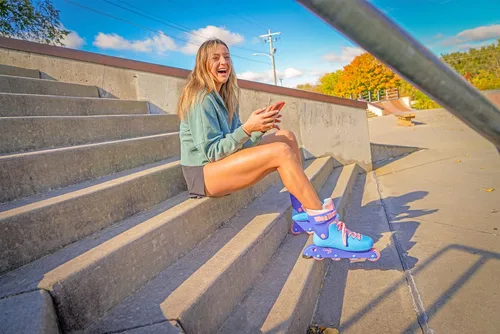 Miniatura 6 de Patines en línea moldeados Candi GRL South Beach de Roller Derby Elite Taffi