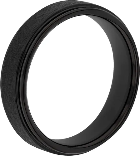 Miniatura 2 de STEEL NATION JEWELRY Tantalum Carbide 6mm Mens Wedding Band Ring - Choice of Color and
