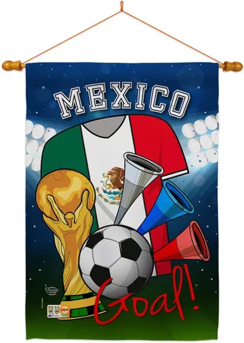 Miniatura 13 de Bandera de la Copa Mundial de Fútbol de México, juego deportivo, pelota de fútbol, actividades de entretenimiento, decoración física, pancarta