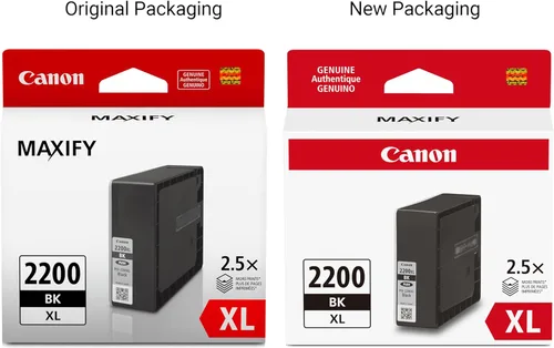 Miniatura 3 de Canon PGI-2200XL Depósito de tinta negra de pigmento genuino, compatible con impresoras IB4120, MB5420, MB5120, IB4020, MB5020 y MB5320 (opcional)