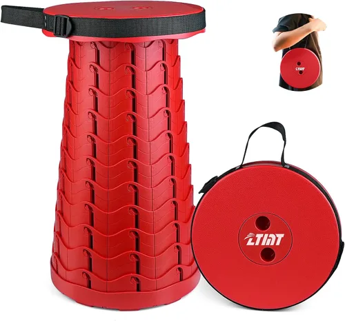 Miniatura 7 de FoldingStool colorido cuerpo taburete plegable portátil capacidad de carga máxima 397 libras, taburetes plegables telescópicos taburetes retráctiles