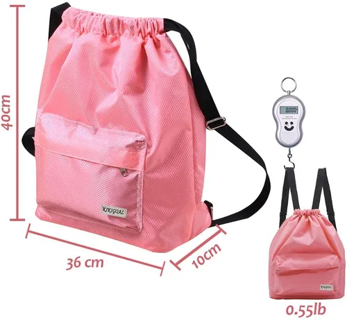 Miniatura 3 de KIKIGOAL Bolsa de natación separada seca y húmeda mochila portátil con cordón impermeable para gimnasio, deportes para piscina y playa