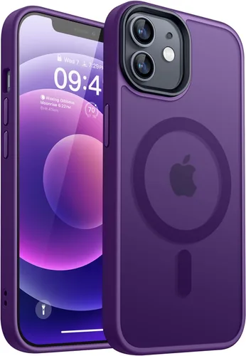 Miniatura 15 de CANSHN - Funda transparente compatible con iPhone 12/iPhone 12 Pro [Protección contra caídas de grado militar] No amarillea, funda protectora a