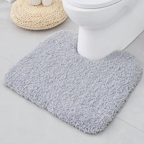 Miniatura 21 de ILANGO Alfombras de Baño Beige 32" × 20" Antideslizantes y Súper Absorbentes Extra Gruesas Suaves, Alfombra de Baño Lavable para Piso, Alfombra